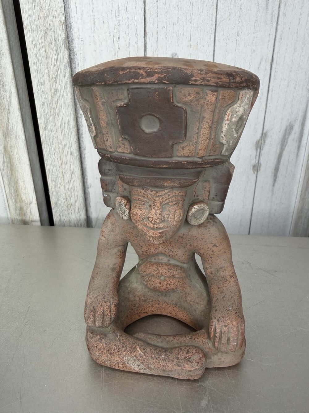Huehueteotl Lord Of Fire Mexican Culture Home Decor Prehispanic Primitive Clay